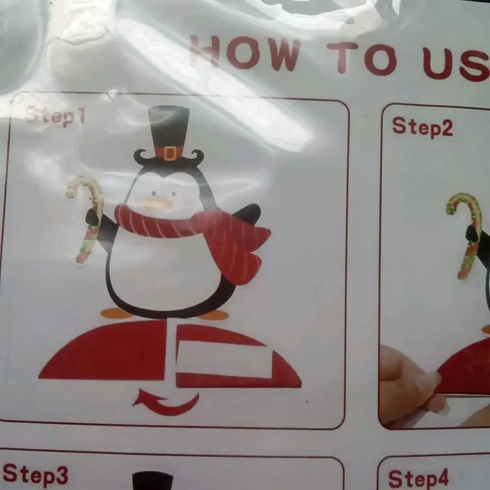 Leinuosen 10 Piece Penguin Honeycomb Centerpiece‎ Christmas Holiday Snowman